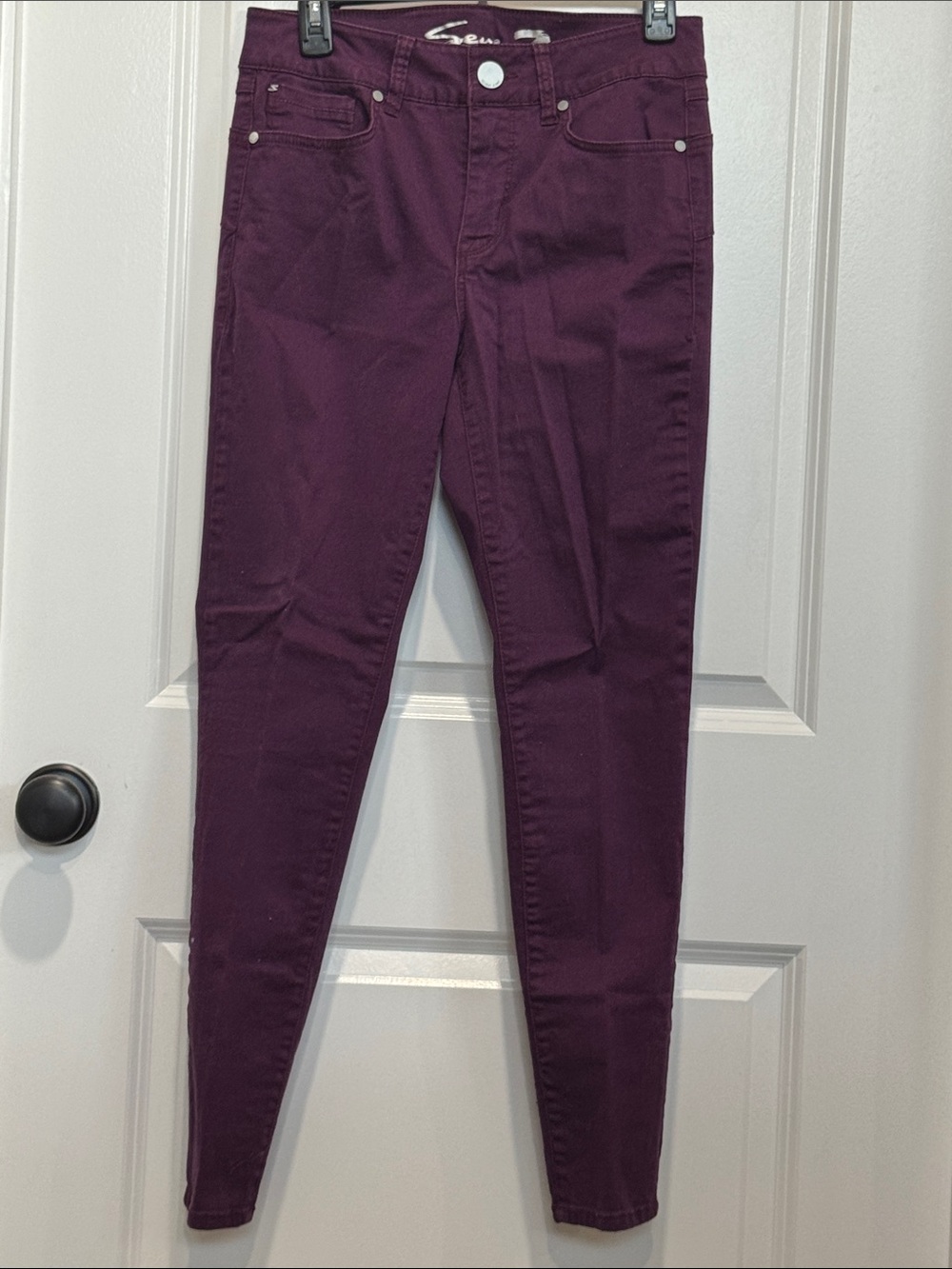 Seven7 Women's Skinny Jeans in Deep Plum